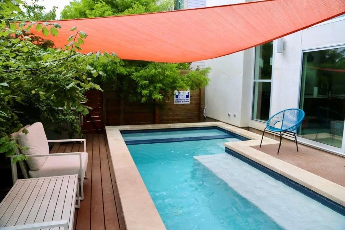 Stunning Modern Home W Pool & Hot Tub In Dt 오스틴 외부 사진