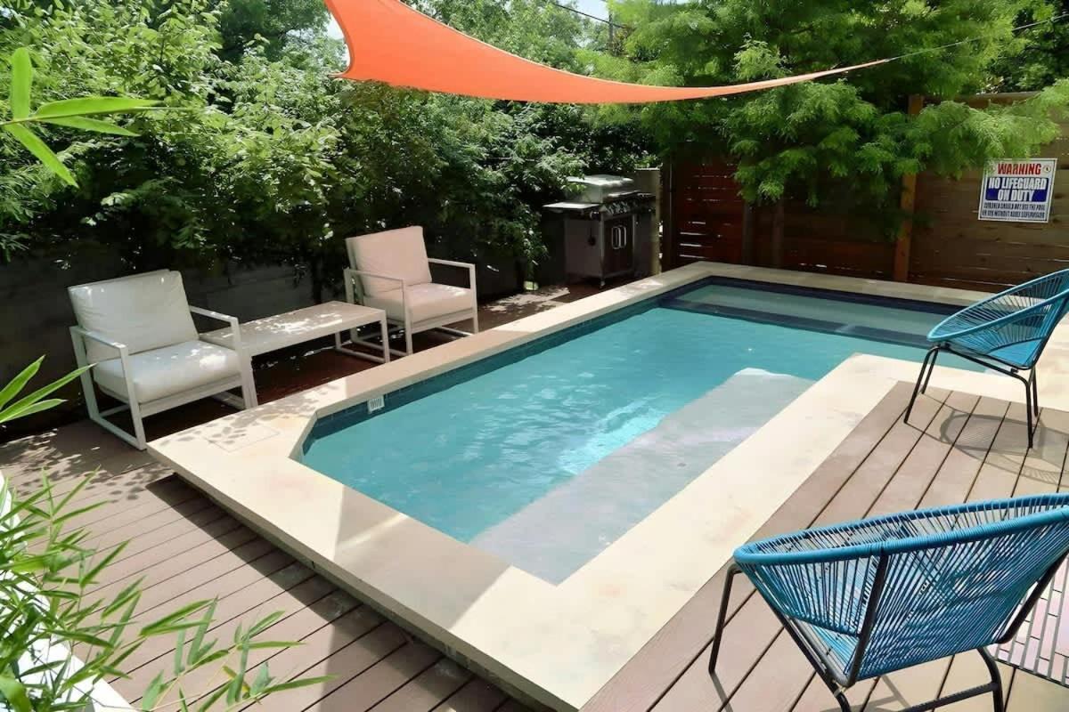 Stunning Modern Home W Pool & Hot Tub In Dt 오스틴 외부 사진